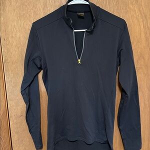 Arc'teryx Black Men's Long sleeve 1/4 zip mid weight